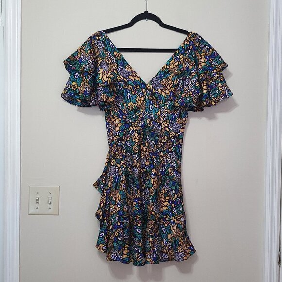 NEW Tanya Taylor 100% Silk Multicolor Demi Dress - Picture 11 of 11